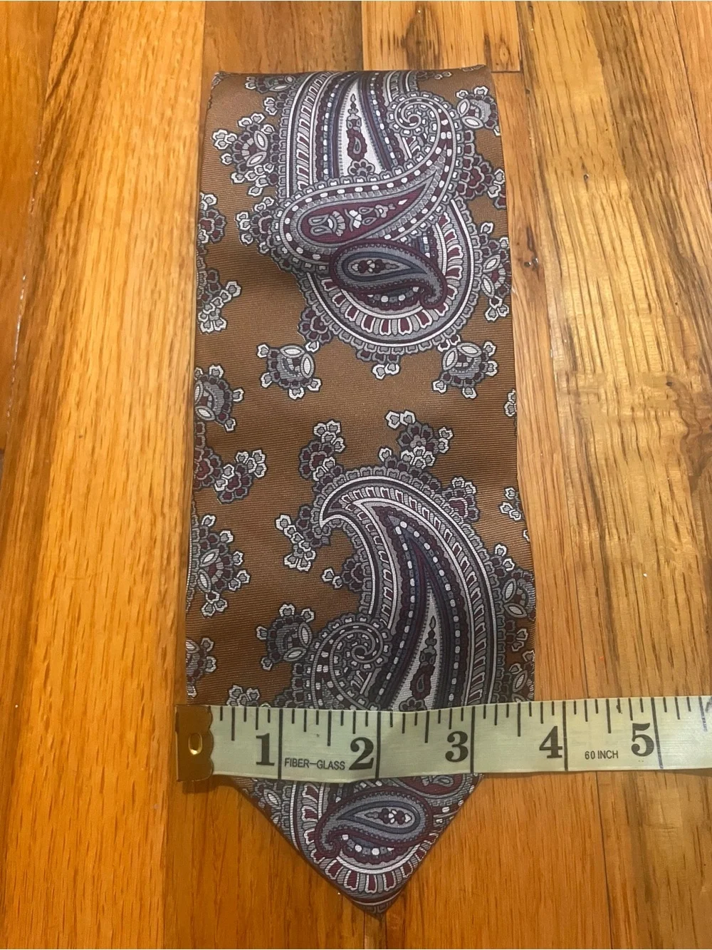$200 Christian Dior Paisley 100% Italian Silk Tie